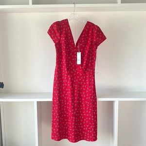 Draper James Floral V Neck Dress NWT